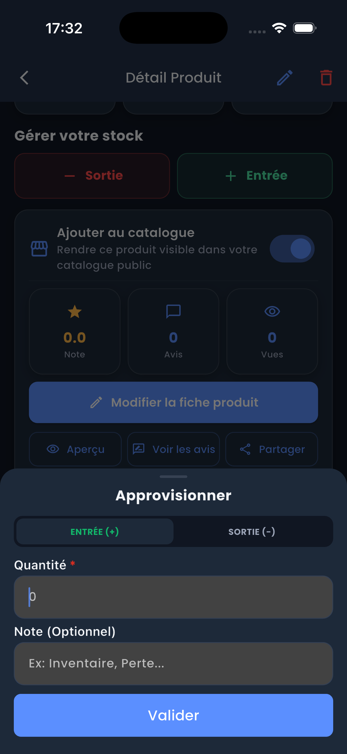 Gestion de stock Next Sales